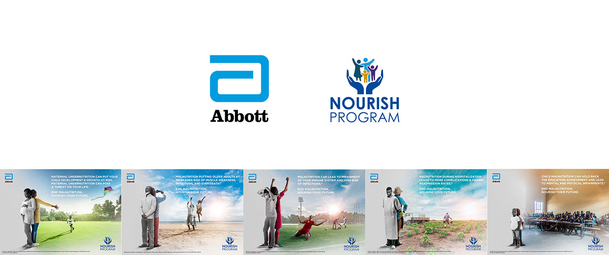 Abbott art art diraction artwork graphic design  kenya malnutrition nutrition photoshop visual art
