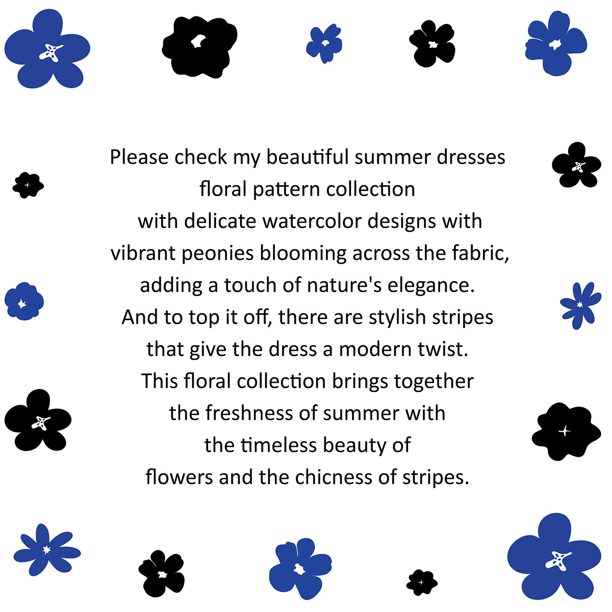 summer botanical illustration Flowers dresses floral pattern seamless Floral design textile fashion illustration botany pattern