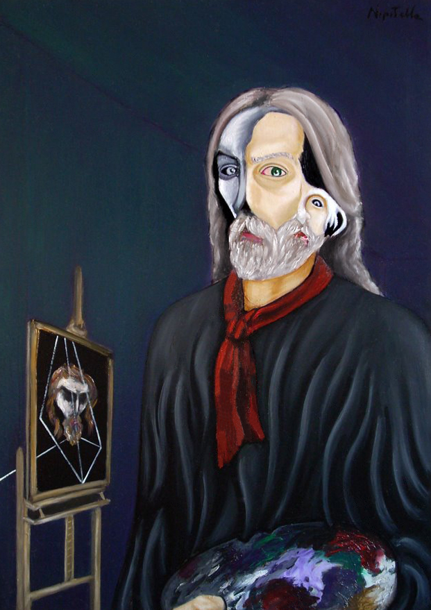 portrait metaphysical dark surreal surrealistic gothic Demons