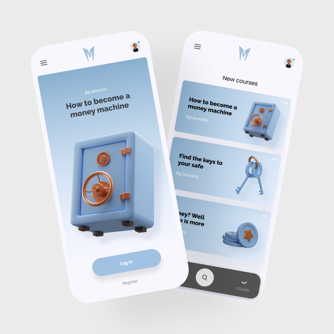 3Dicon 3dicons icon design  icons UI branding  clean minimal mobile money