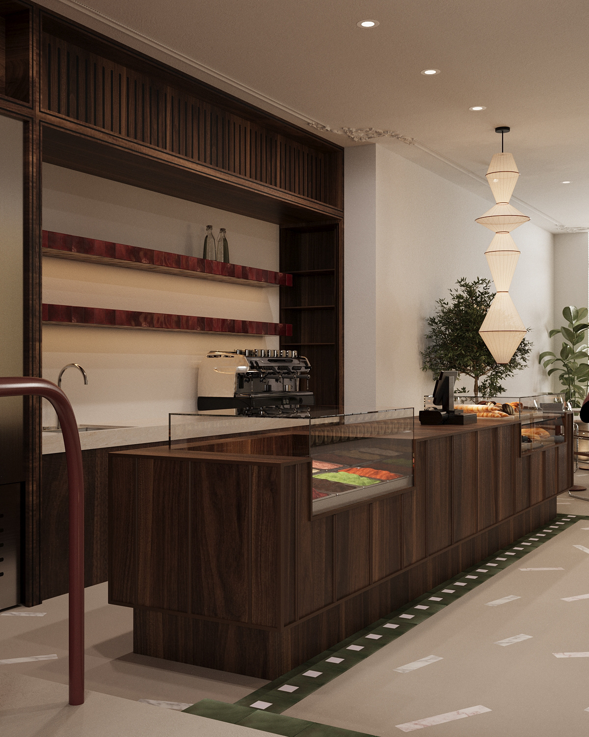 interior design  cafe interior bakery design  BAKERY INTERIOR DESIGN 3dviz