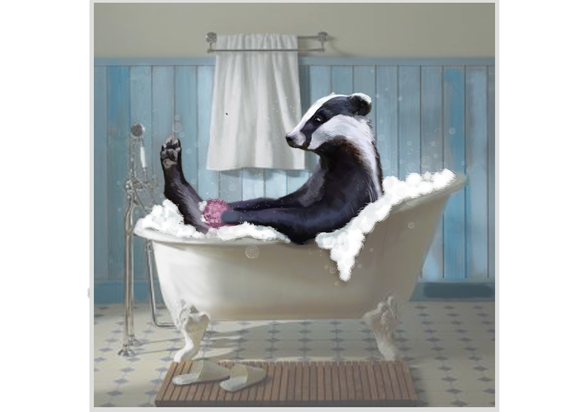 bath bathroom badger