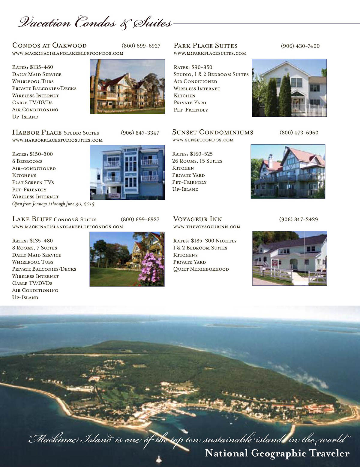 Mackinac Island Visitors Guide travel guide tourism Vacation Guide