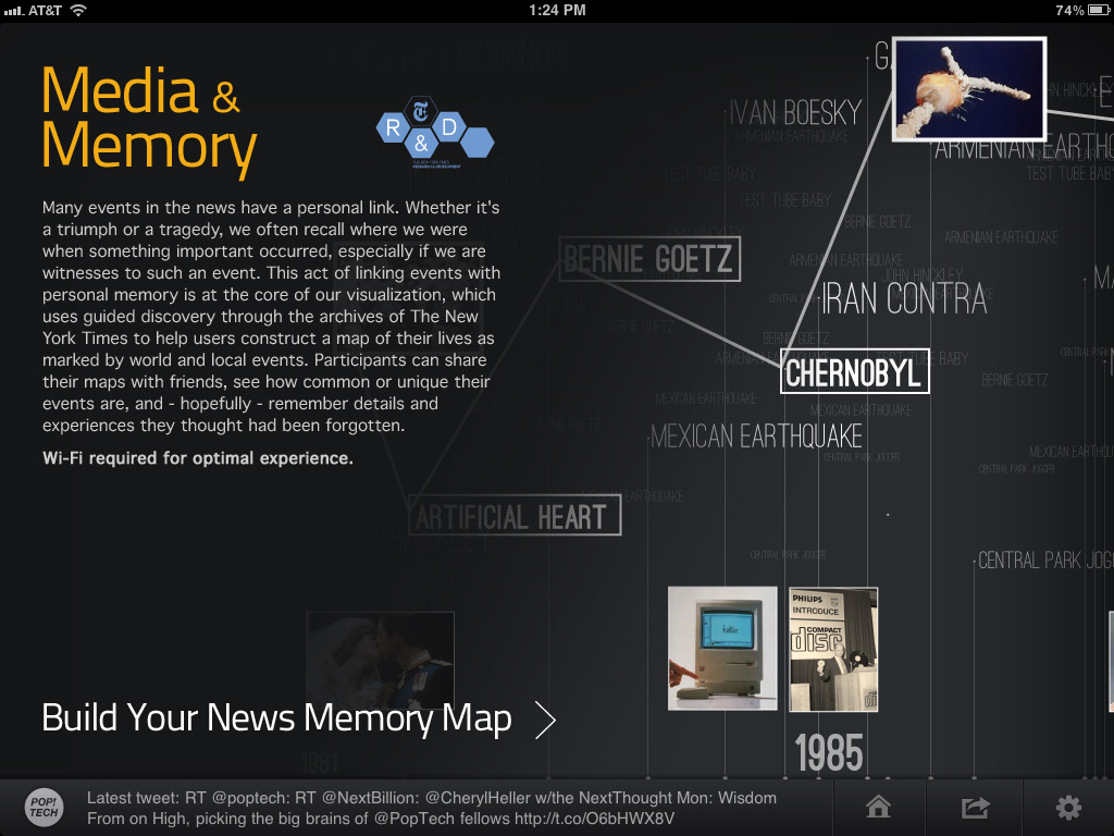 iPad infographics tablet