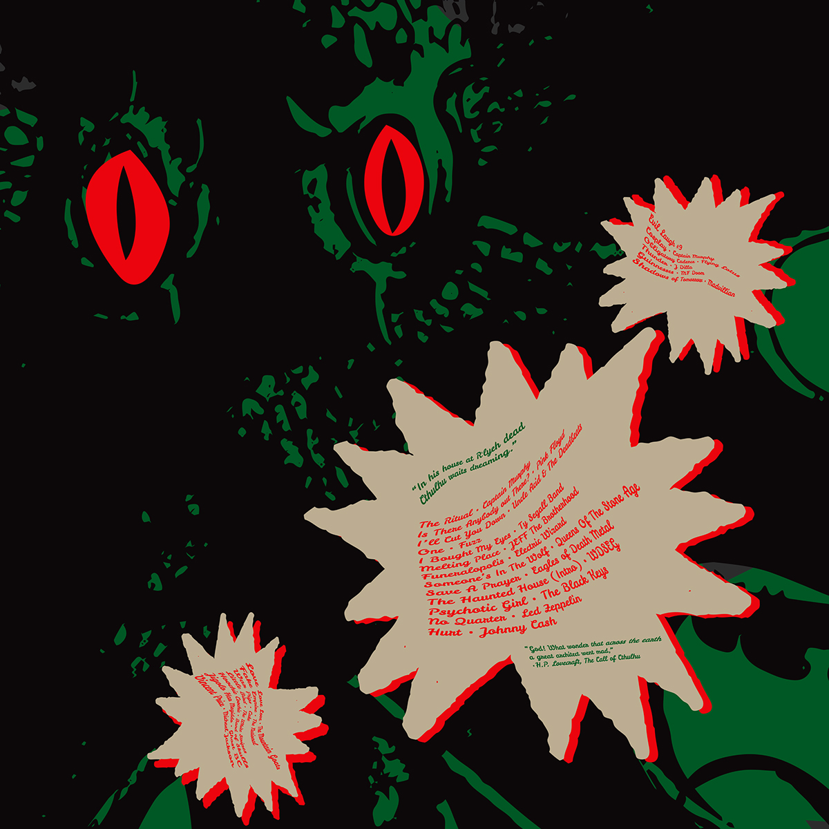 cthulhu hp lovecraft Scifi Sci Fi album art pop culture dark horror Horror Art