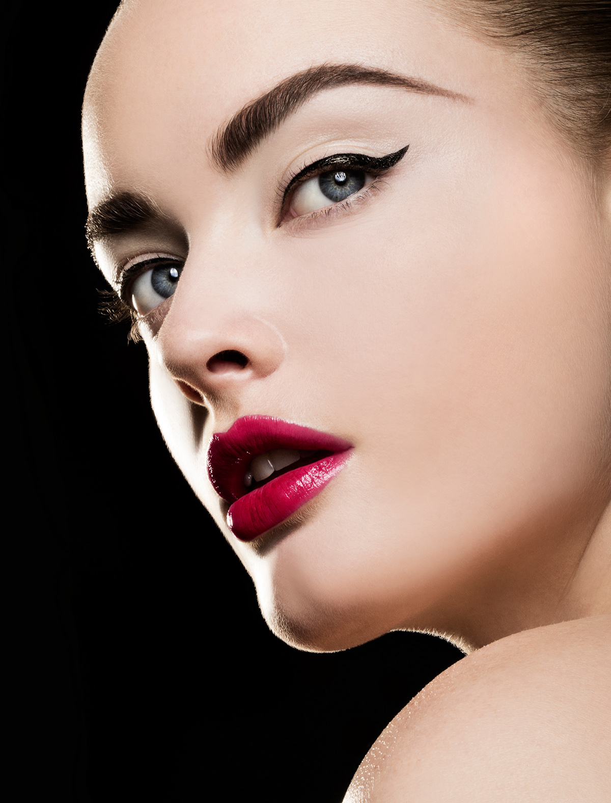 beauty eye lips carsten Witte editorial magazine eyeliner makeuparts eyes lasher
