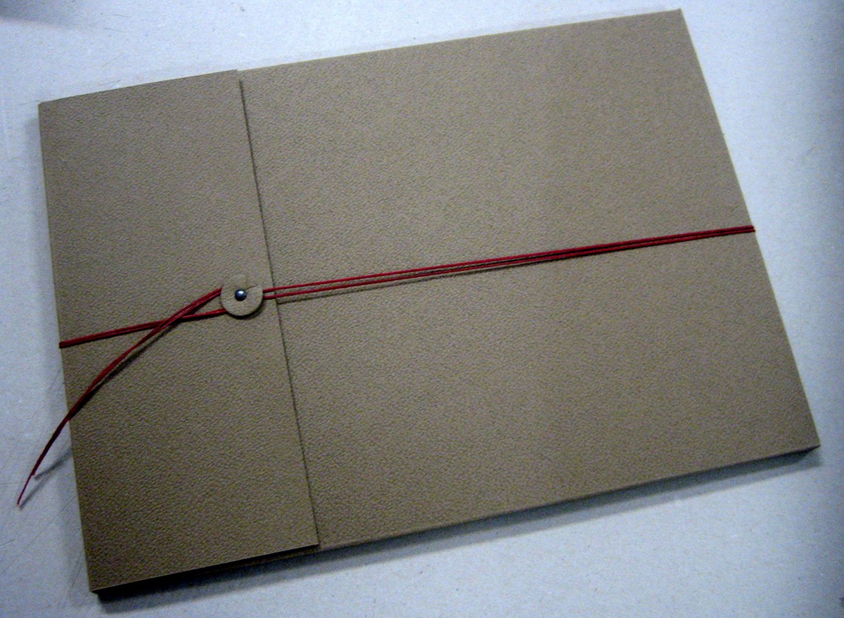 flexible paper cover Hot foil blocking Hand sewn seam