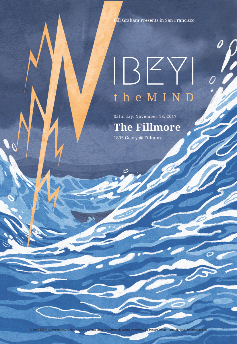 ibeyi music poster music poster Fillmore TheFillmore san francisco bay area oakland Ocean