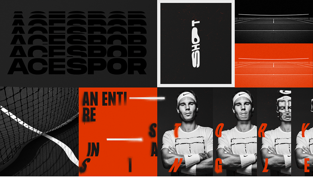 branding  geometric identity poster sports typography   visuals Rebrand sports channel Turkey