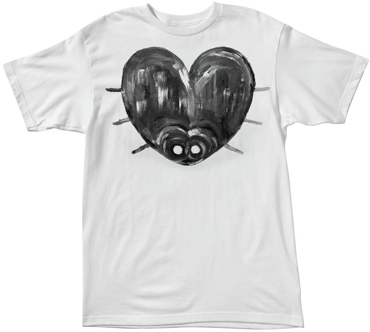 flea heart bug t-shirt limited Tee graphics superexpresso paint Digital Collage