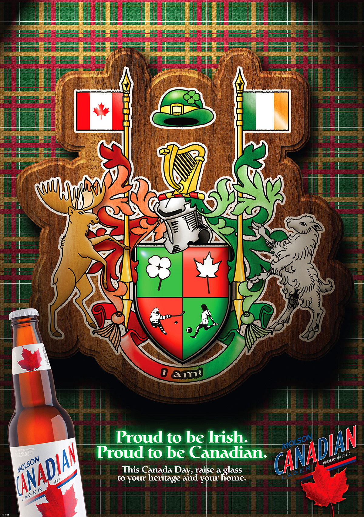 molson Canadian irish posters Coasters beer canada day St. Patrick's day tradition Canadian Tradition Canadian Heritage