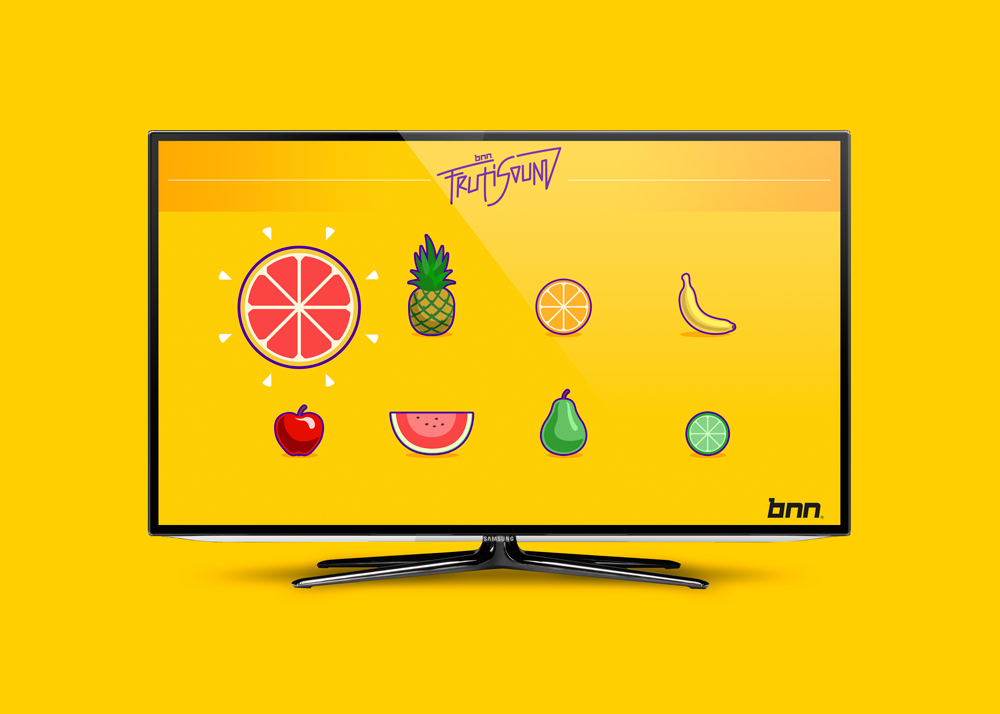Fruit sound puzzle game ux UI fruits