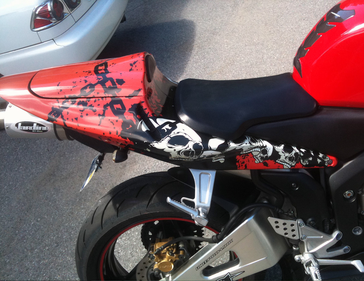 cbr sportbike wraps vinyl Bike