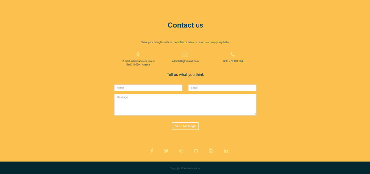 Website Web design Andromeda hackuseosary