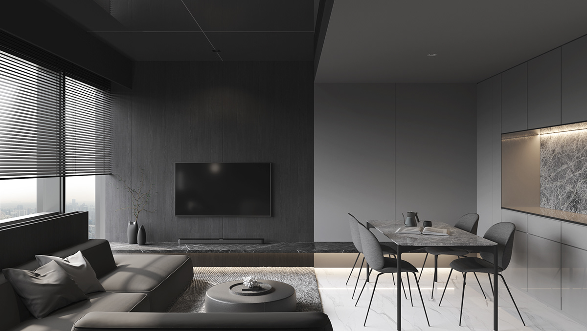 Simple luxury architecture interior design  design 932 design home design 3D minimalist