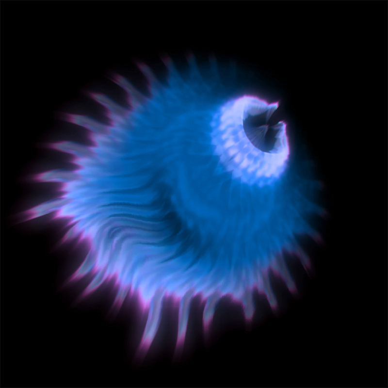 visuals jellyfish kraken vdmx geso Krake Festival deep ocean Digital Art 