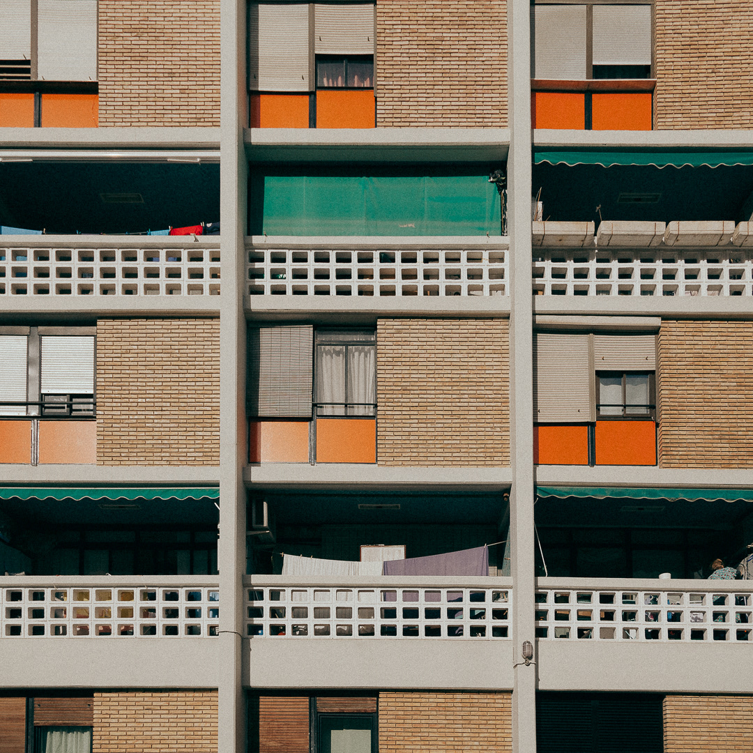 architecture modernism rationalism housing Urban valencia spain Minimalism panels Pool