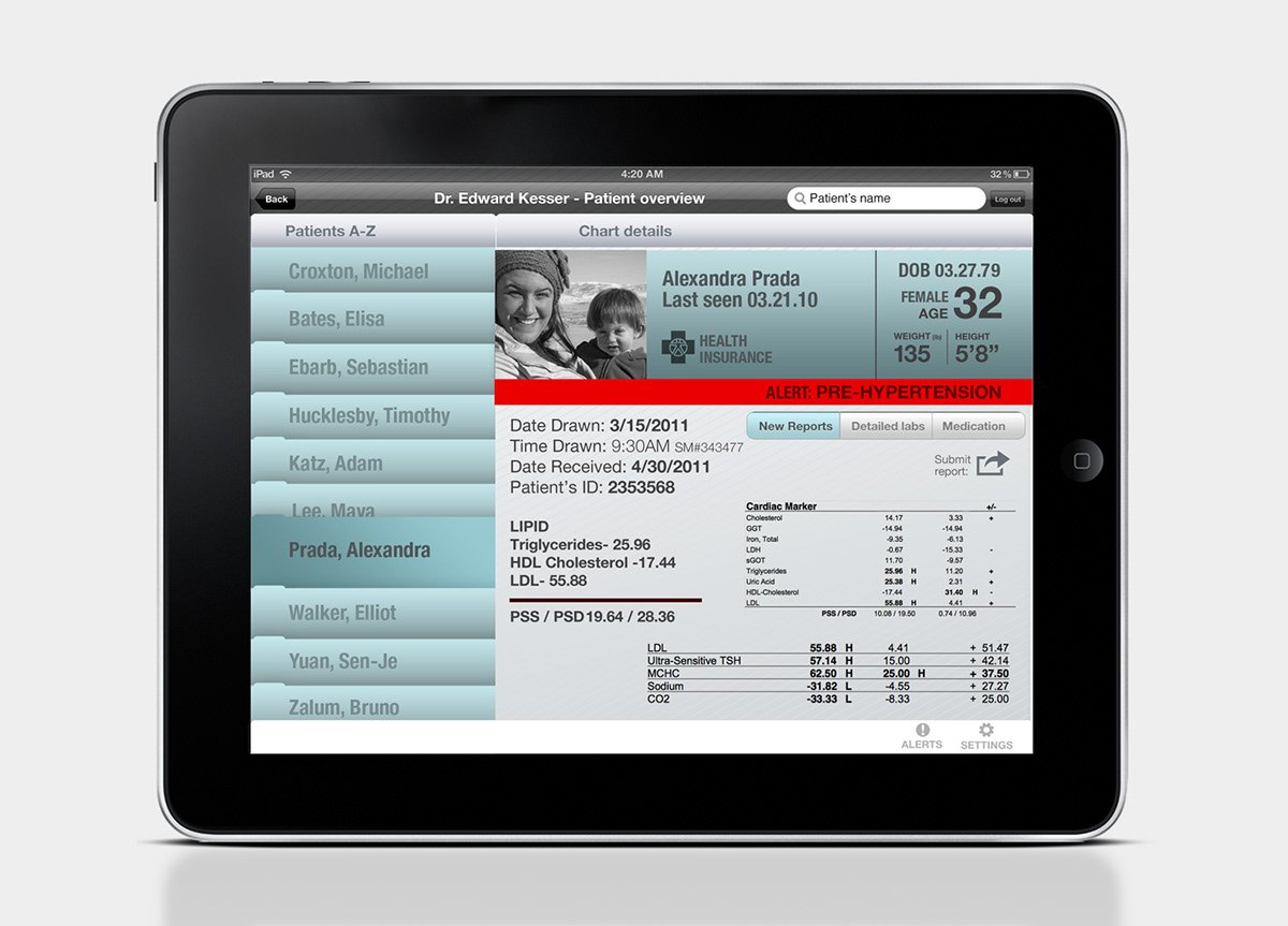 application iPad iphone app Health