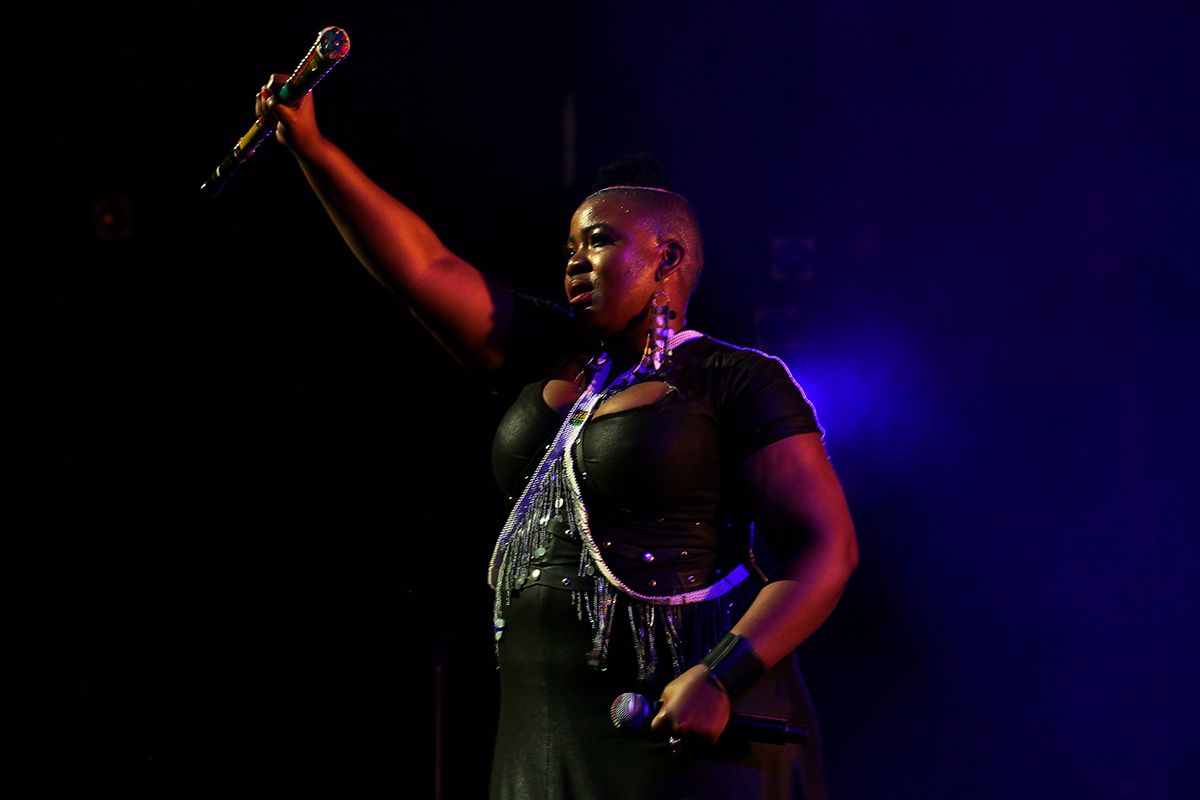 Thandiswa Mazwai Mzansi Fela Performance music art musician Love passion soul State Theatre