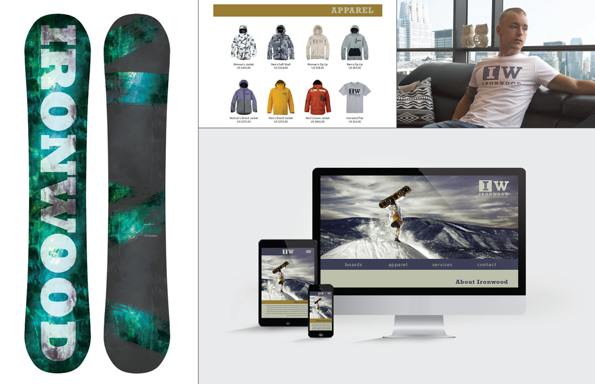 Adobe Portfolio snowboard deck design logo business card exterior Interior signs sign mockups mock up building Website Website Design product design