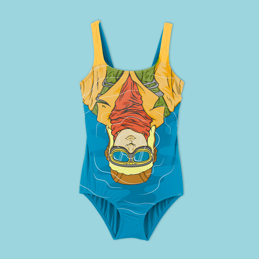 swim swimsuit ILLUSTRATION  ilustracion bañador