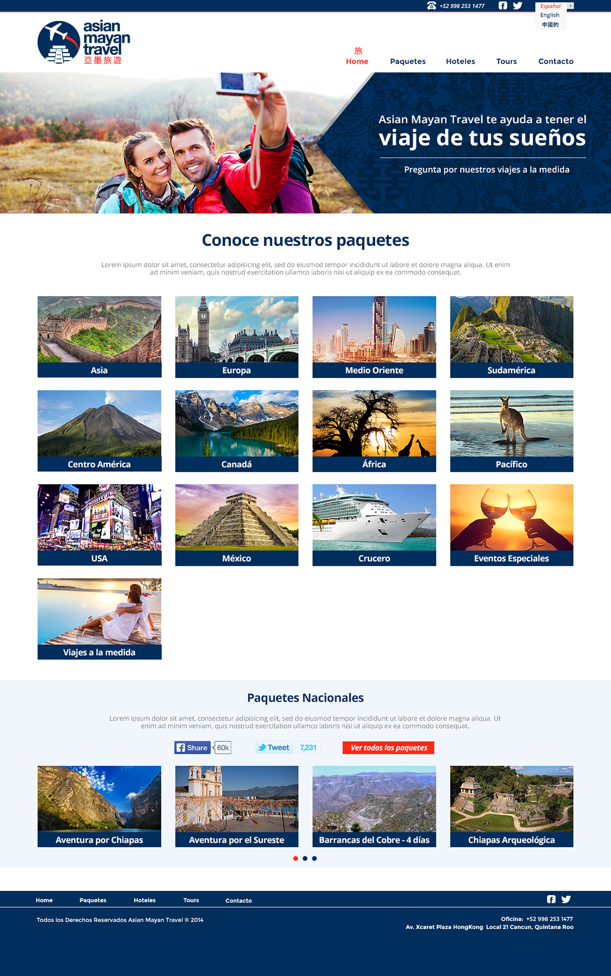 Diseño web web page pagina web design travel agency agencia de viajes ux/ui user experience