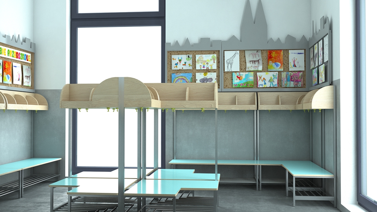 #interior #interiordesign #architecture #project #kindergarten #vray #3dsmax #Creative