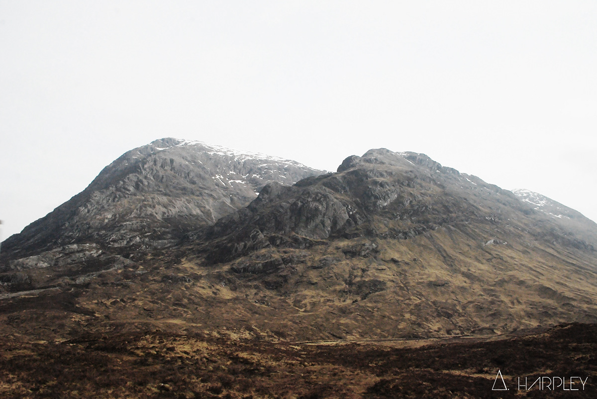 scotland United Kingdom Highlands Glen Coe rannoch moor onich loch linnhe mountains crag Landscape