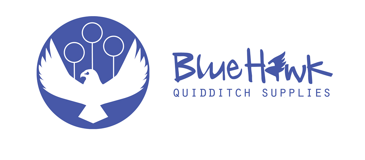 BlueHawks logo quidditch