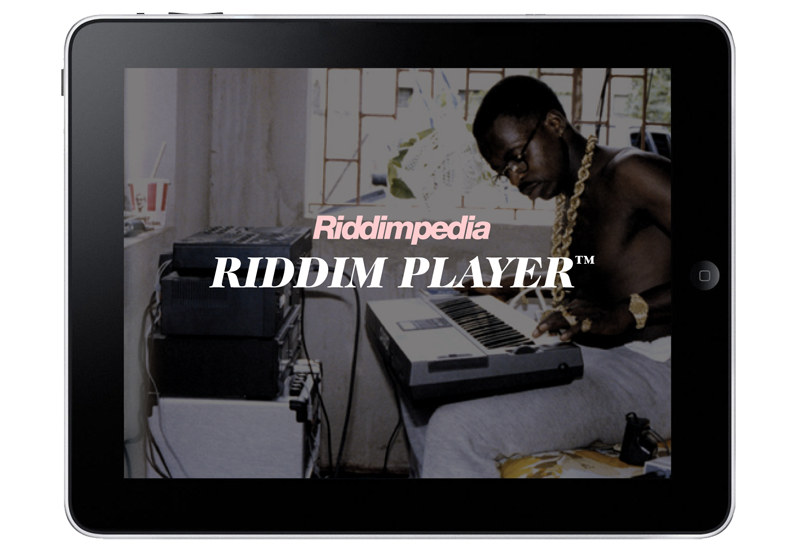 riddim iPad App UI/IX reggae Style lifestyle digital Street identity brand interactive