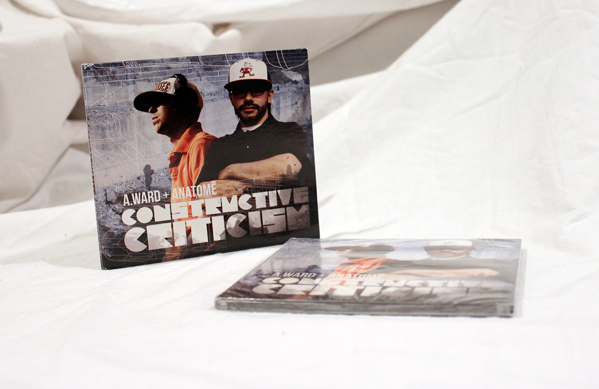 CD design hip-hop rap A.Ward Constructive criticism