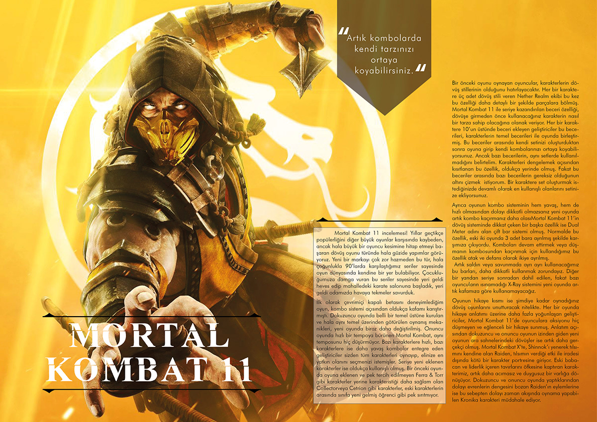 game magazine gamemagazine Dergi Level oyungezer oyundergi Gamer mortalkombat residentevil