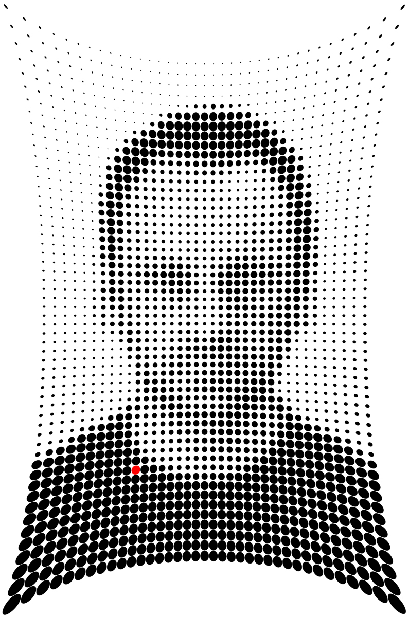 halftone red point photoshop