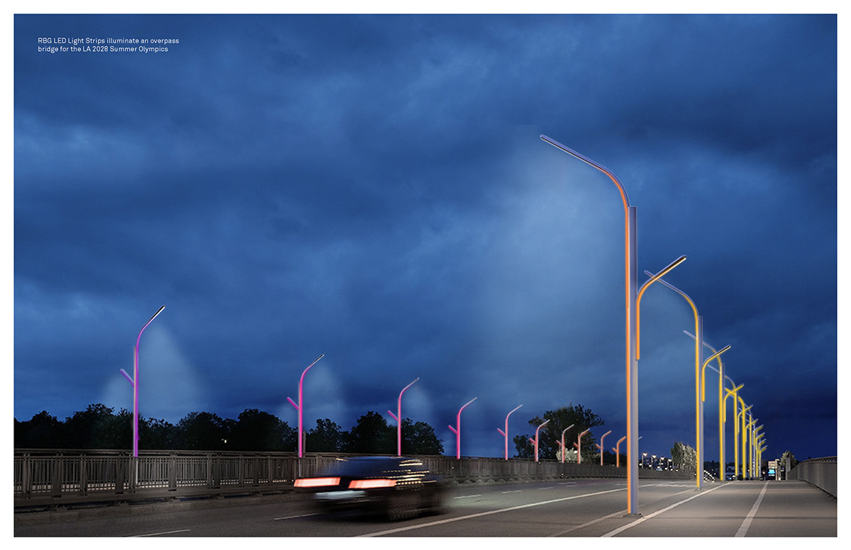 Adobe Portfolio LED Custom street light modern street light