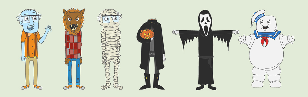 cartoon Animated Short Halloween people kids Holiday