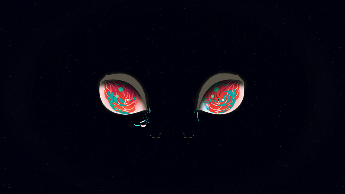 boy cell animation Cell Cat eyes see dark Chet baker photoshop