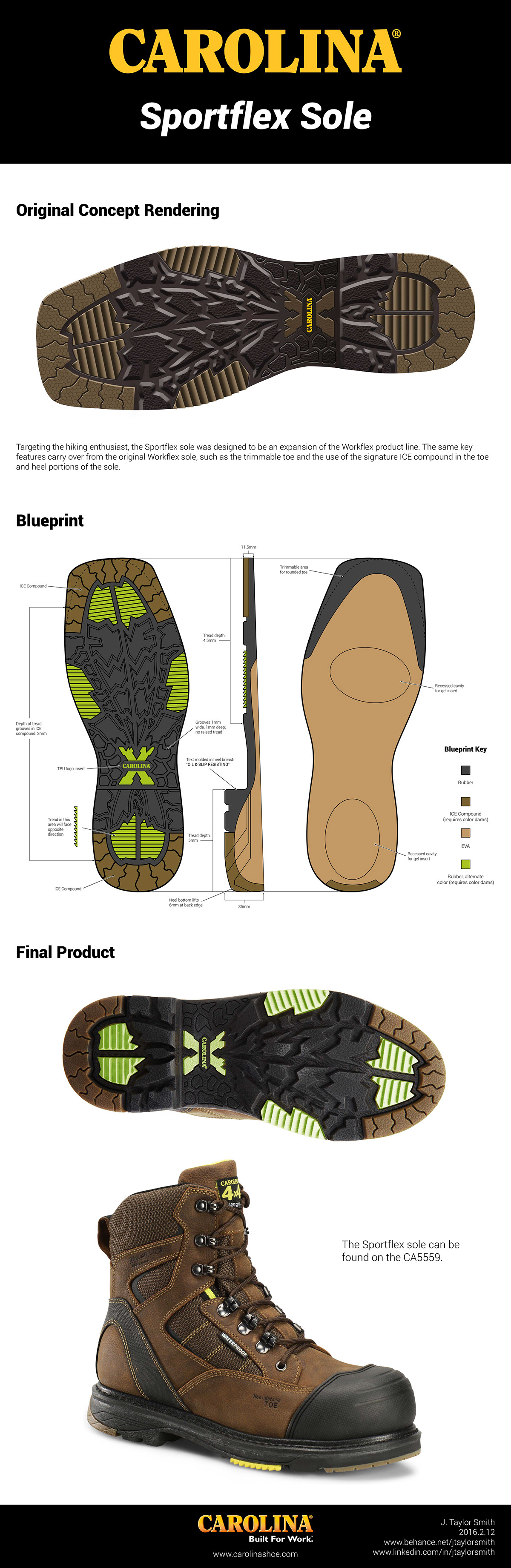 footwear sole design boot OUTSOLE branding 