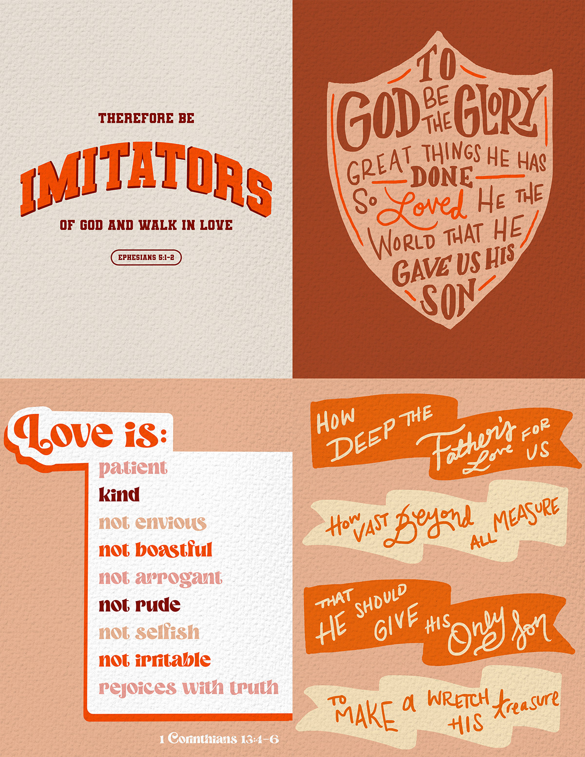 valentine encouragement bible verse Love red typography   graphic design  graphic illustration Digital Art  artwork