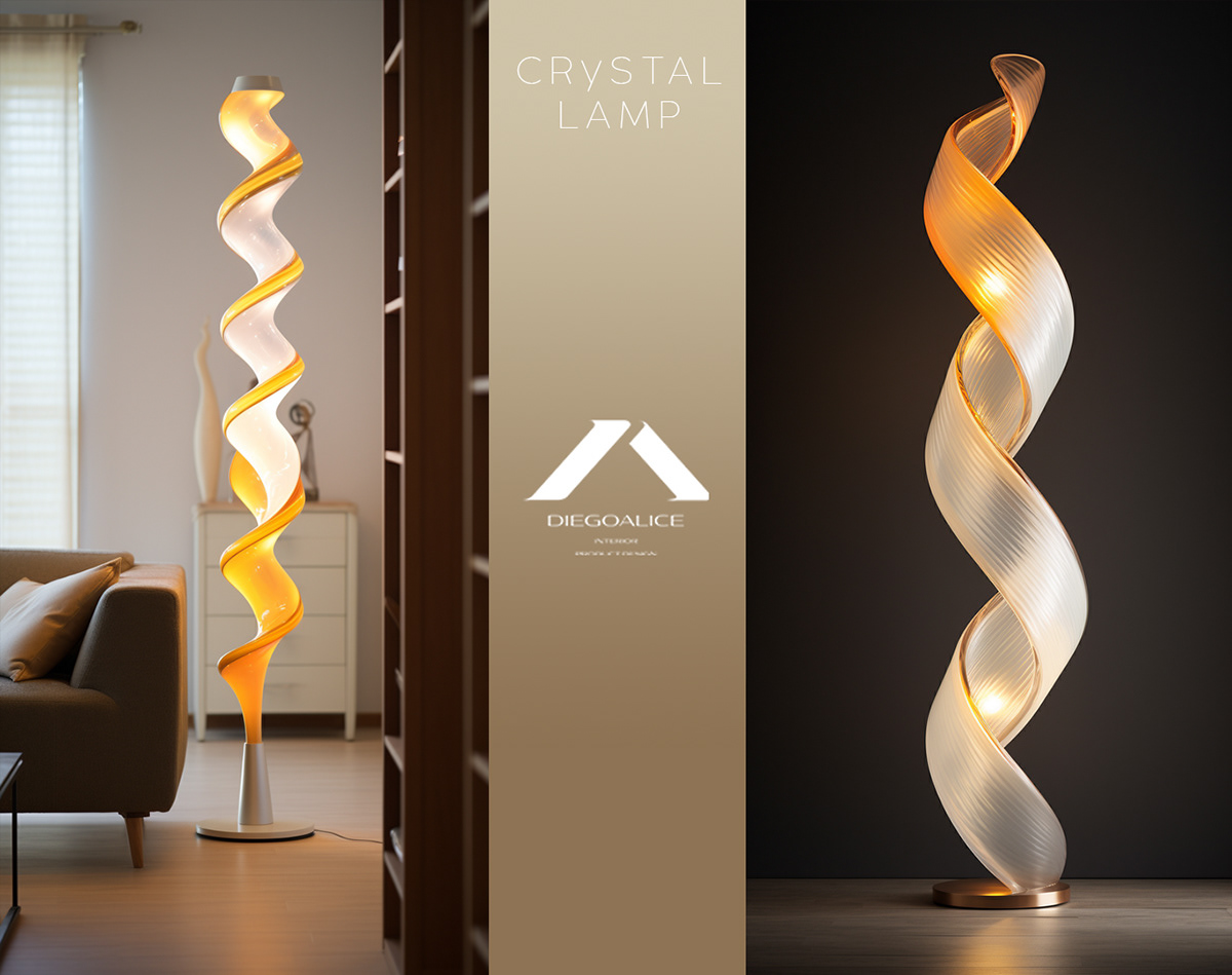 design light Lamp Luxury Design FLOOR LAMPS led metacrylate