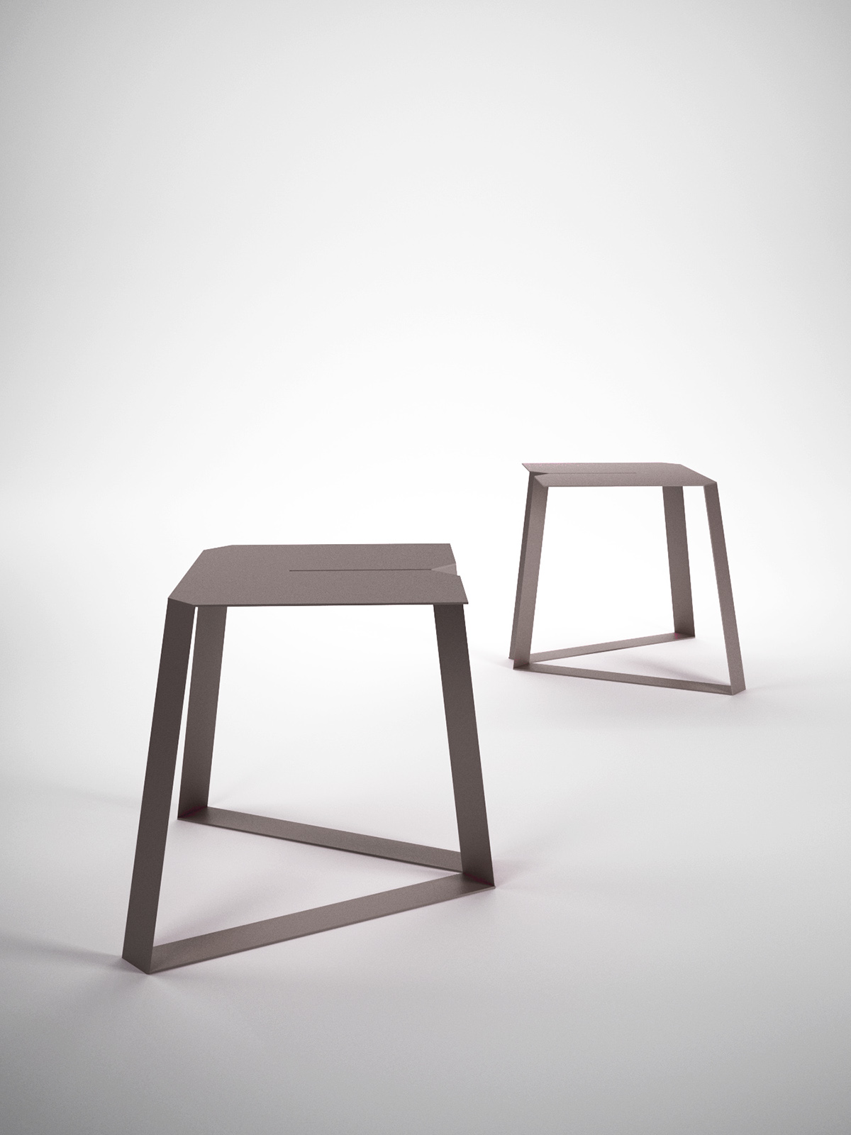 tabouret metal stool seat 3D Visualization furniture kitchen living room ketarbuzova colors