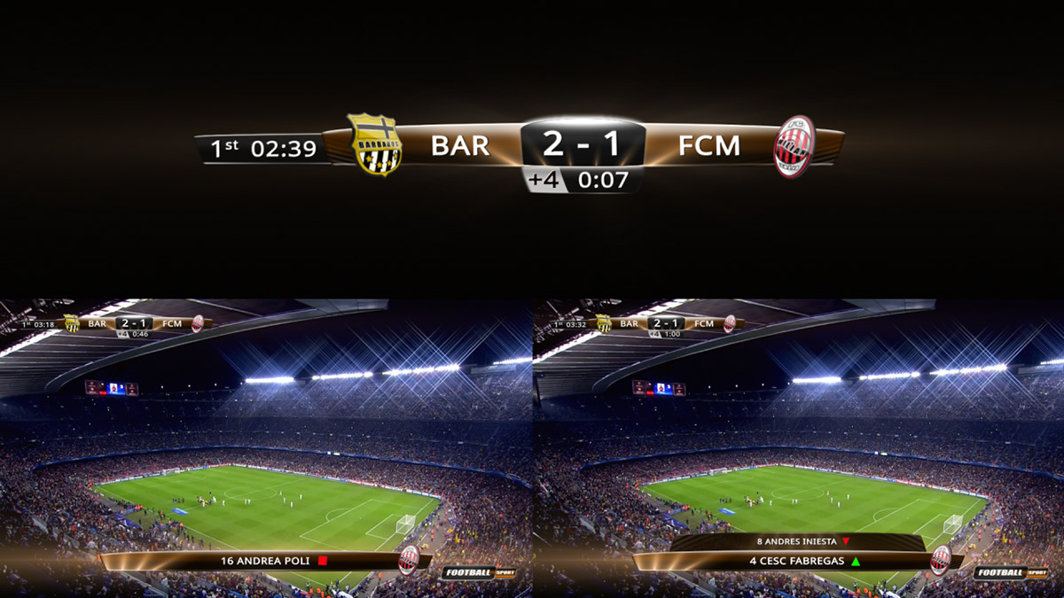 soccer opener On-Air sports presentation broadcast television football stadium soccer branding Broadcasting elements