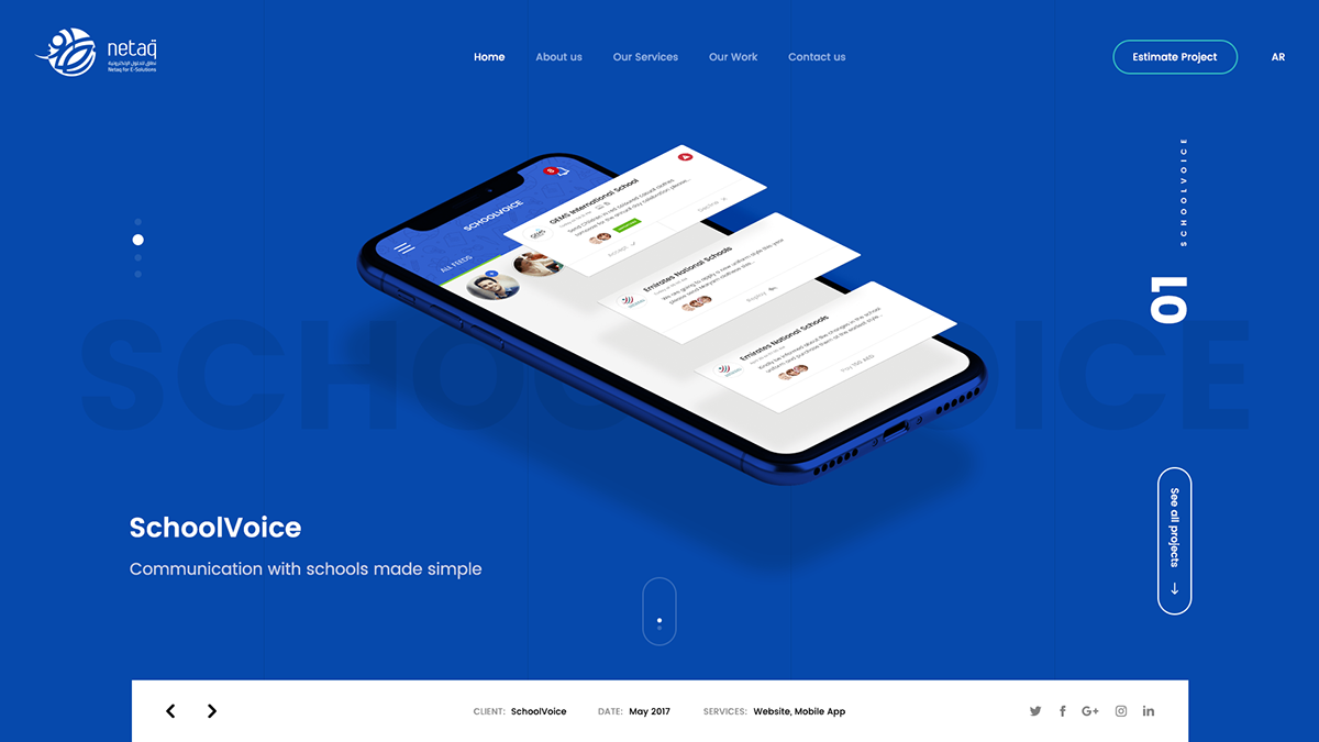 creative UI/UX awarded bahaasamir inspiration html5 interactive