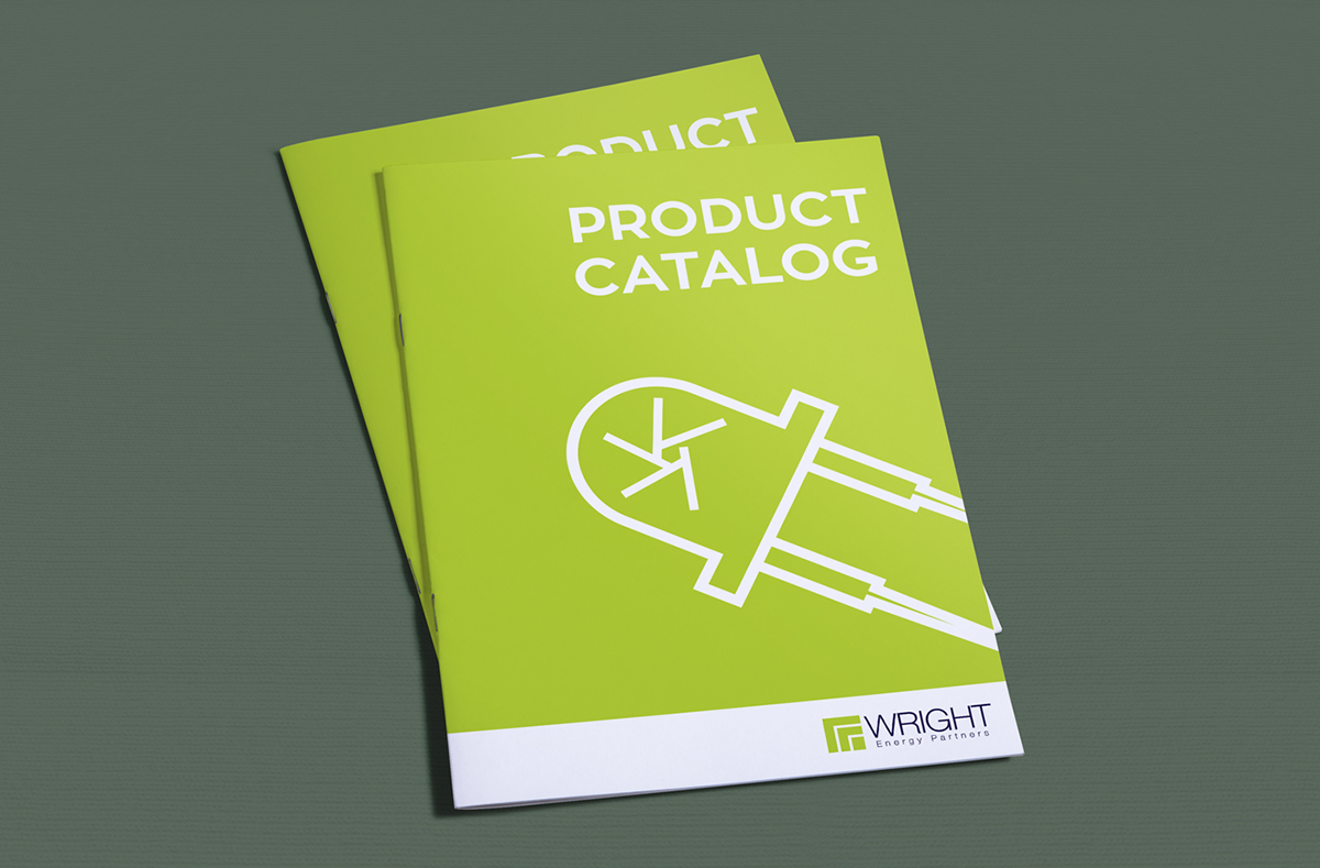 Electronics catalog design led energy brochure print design  Booklet pdf eco
