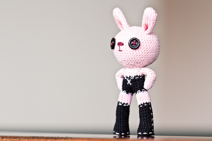 bunny crochet rabbit girl pink toy amigurumi