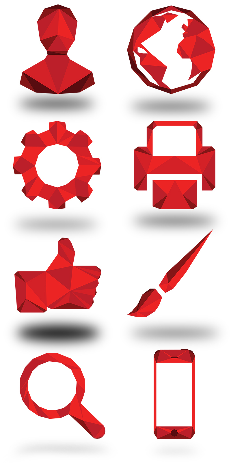 Illustrator poly polygon icons Icon