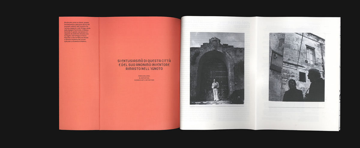 editorial type design identity matera Archive graphic design 