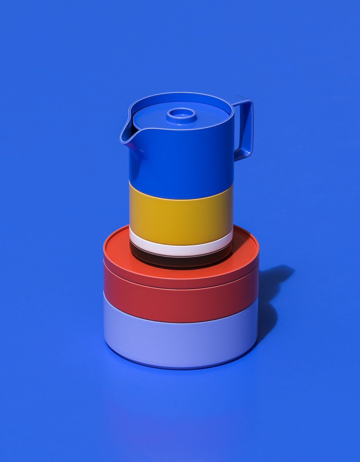 colors materials shapes ceramics  3D CGI cinema4d Cinema ILLUSTRATION 