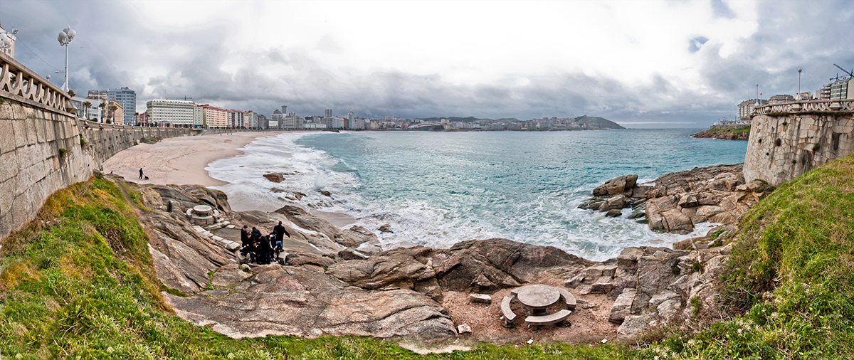 Landscape panoramic panoramicas A Coruña  barcelona Santiago