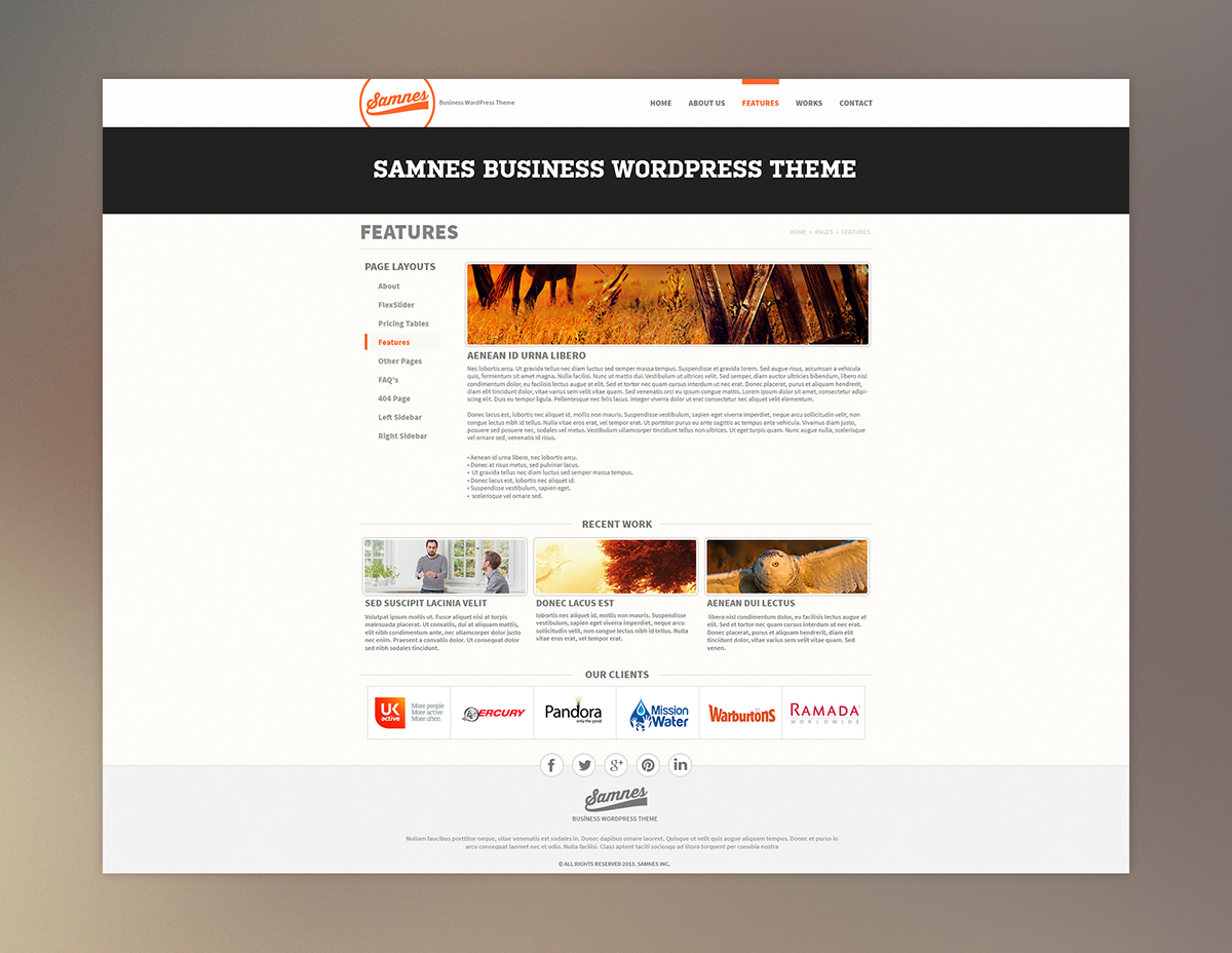 Web Website wordpress wp Theme landing page homepage home landing page home page wpsam samnes