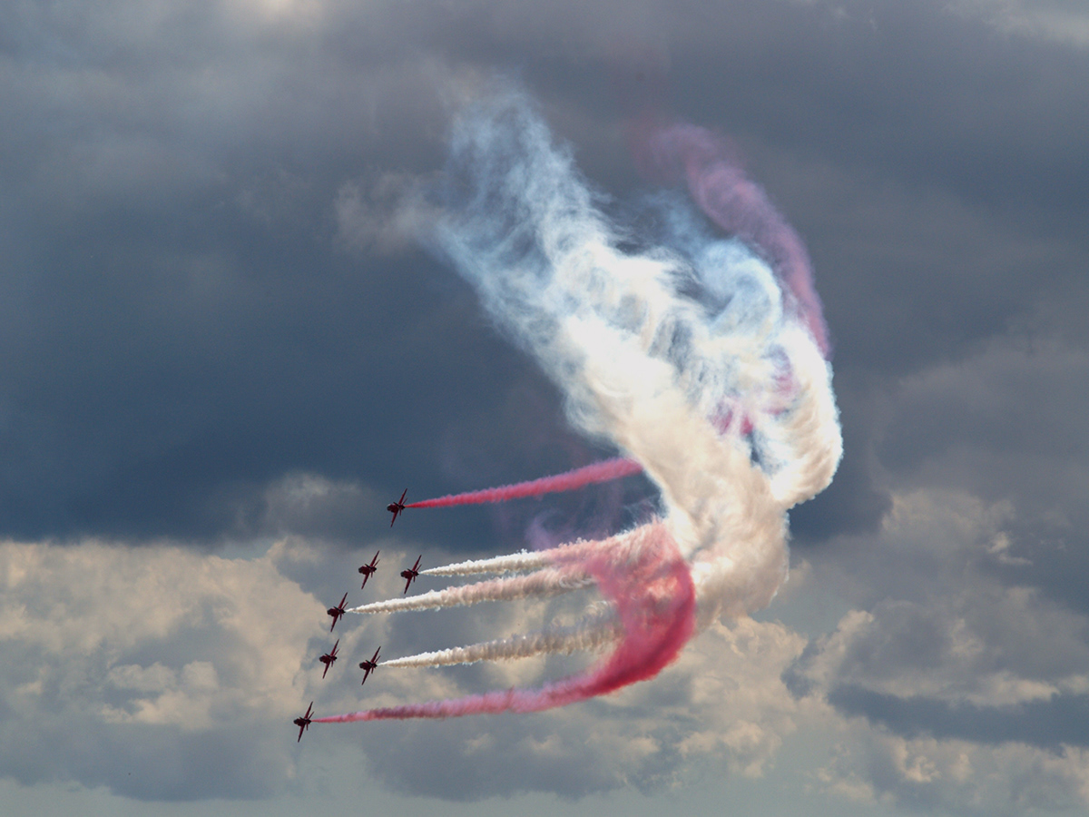 red arrows Wings and Wheels Aircraft Flying